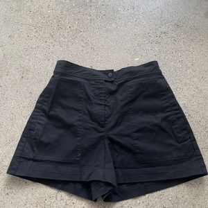 Aritzia high rise shorts - BLACK